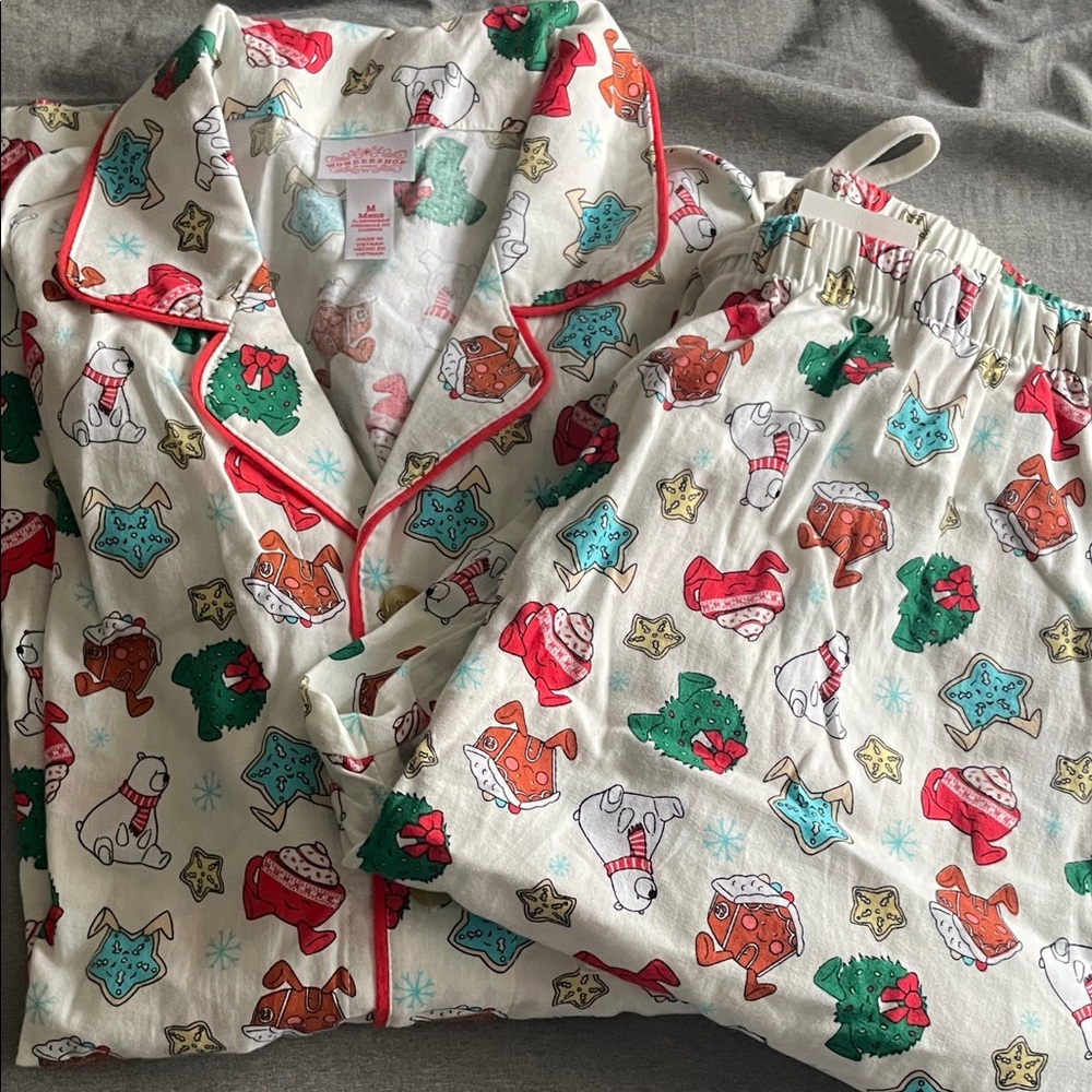 Wondershop Men's Holiday Pajama Set - Red, Green, White